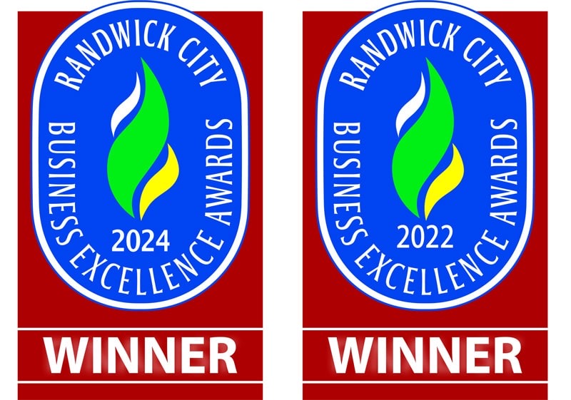 Winner 2022 and 2024, Randwick City Business Excellence Awards